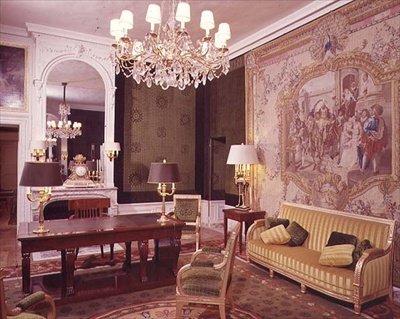A Reception Room in the Grand Trianon by French School